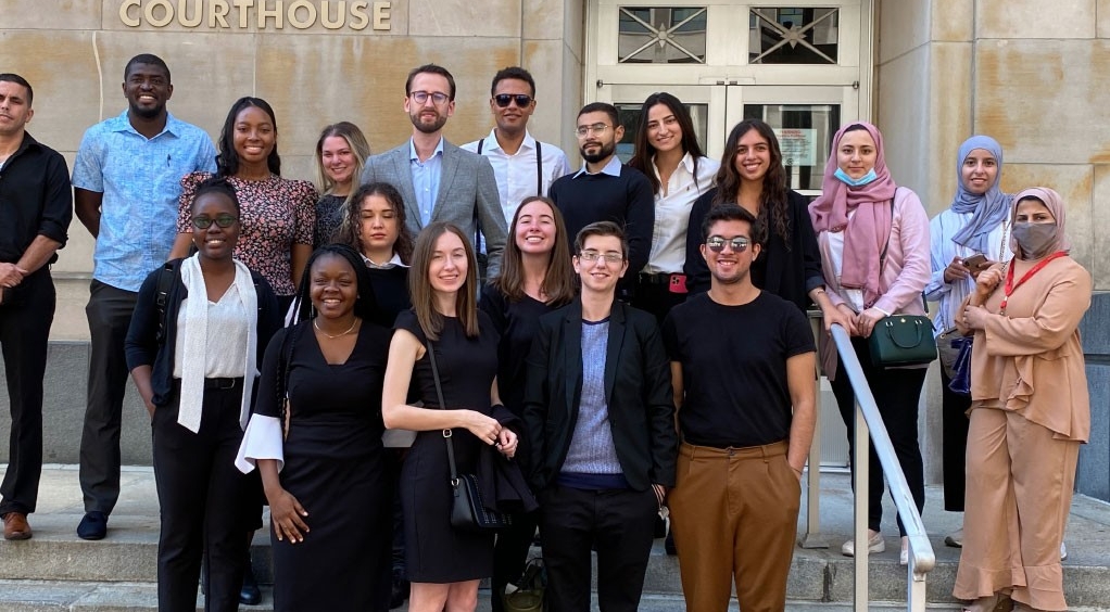 LLM class of 2021 at Courthouse Visit