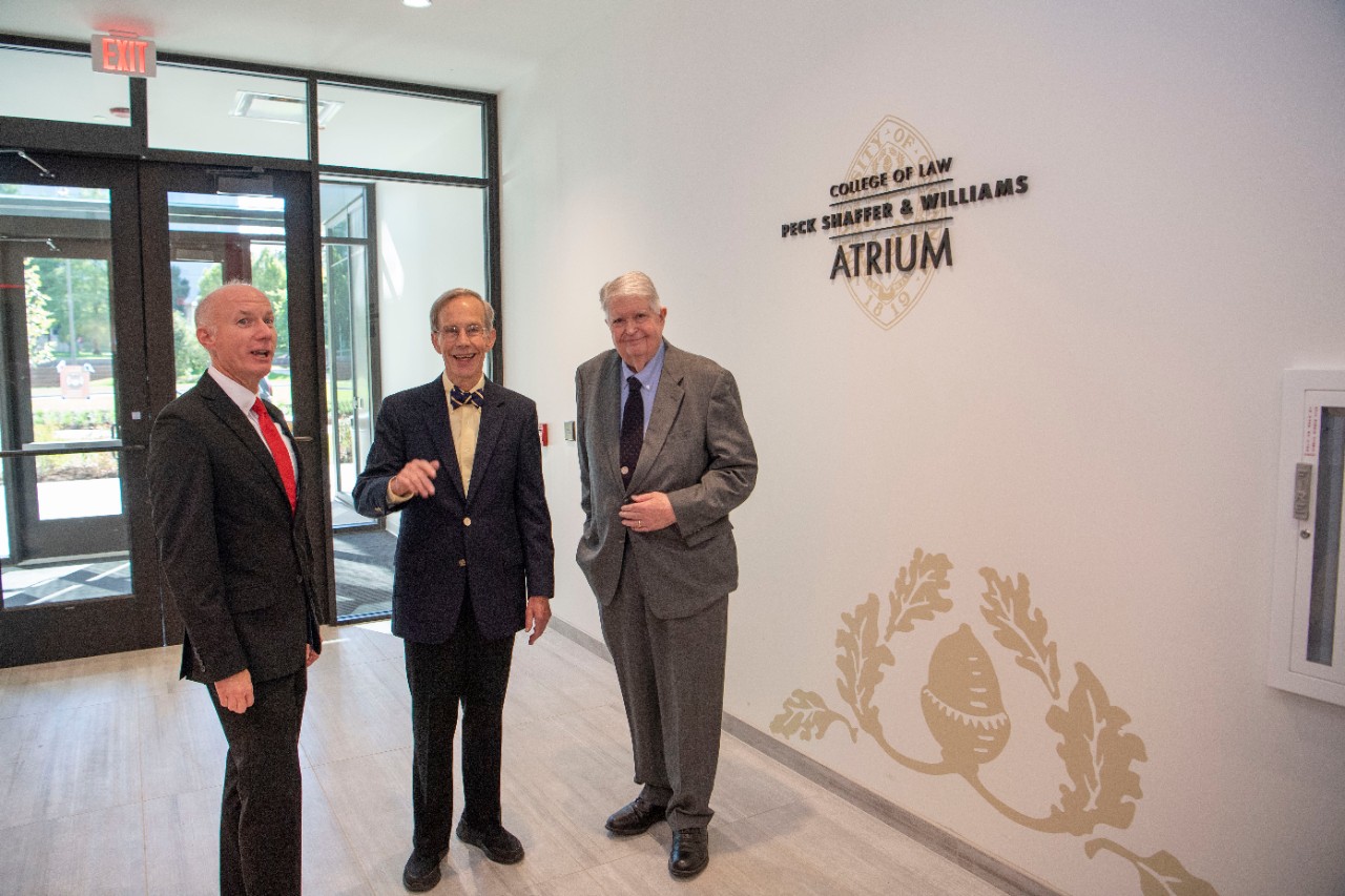 People enjoyed themselves during the Opening Ceremony at the new College of Law building Tuesday September 13, 2022. Photos by Joseph Fuqua II 