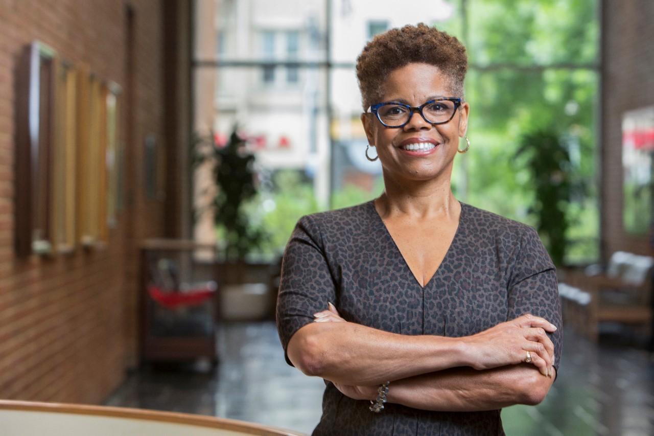 College of Law interim Dean Verna Williams, JD portrait photos at the College of Law. UC/Joseph Fuqua II 