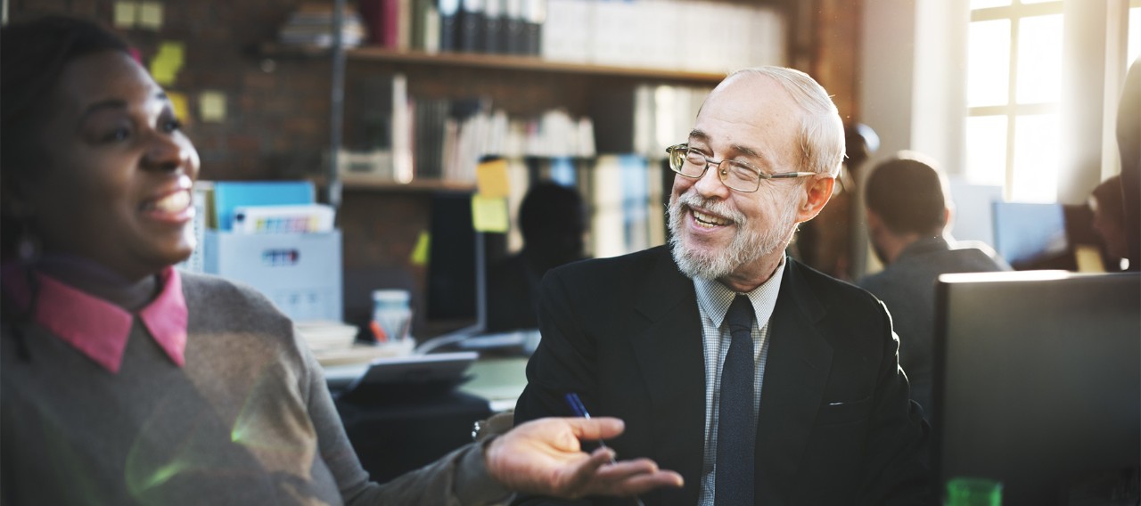 Business People Talking Planning Job Concept