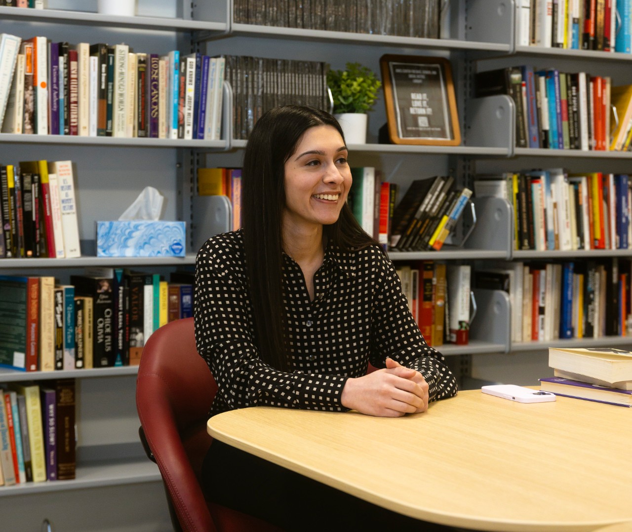 Aqdas Khudadad (JD, ‘24) at the University of Cincinnati College of Law