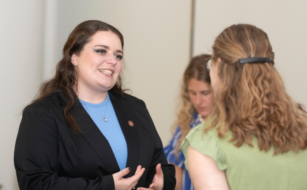 University of Cincinnati College of Law new students shown here during orientation classes at the College of Law building Friday August 23, 2024. Photos by Joseph Fuqua II