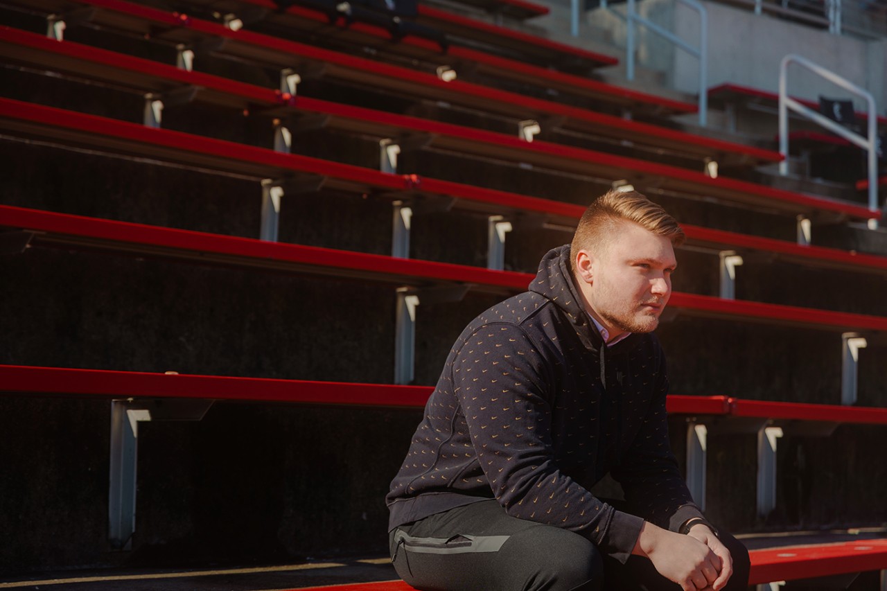 Sean Nuernberger at Nippert Stadium