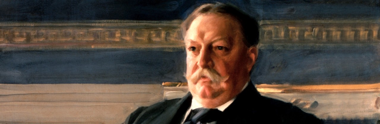 A painting of William Howard Taft.
